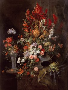 花の2つの花瓶